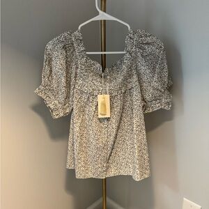 Doen Farley Floral Print Top